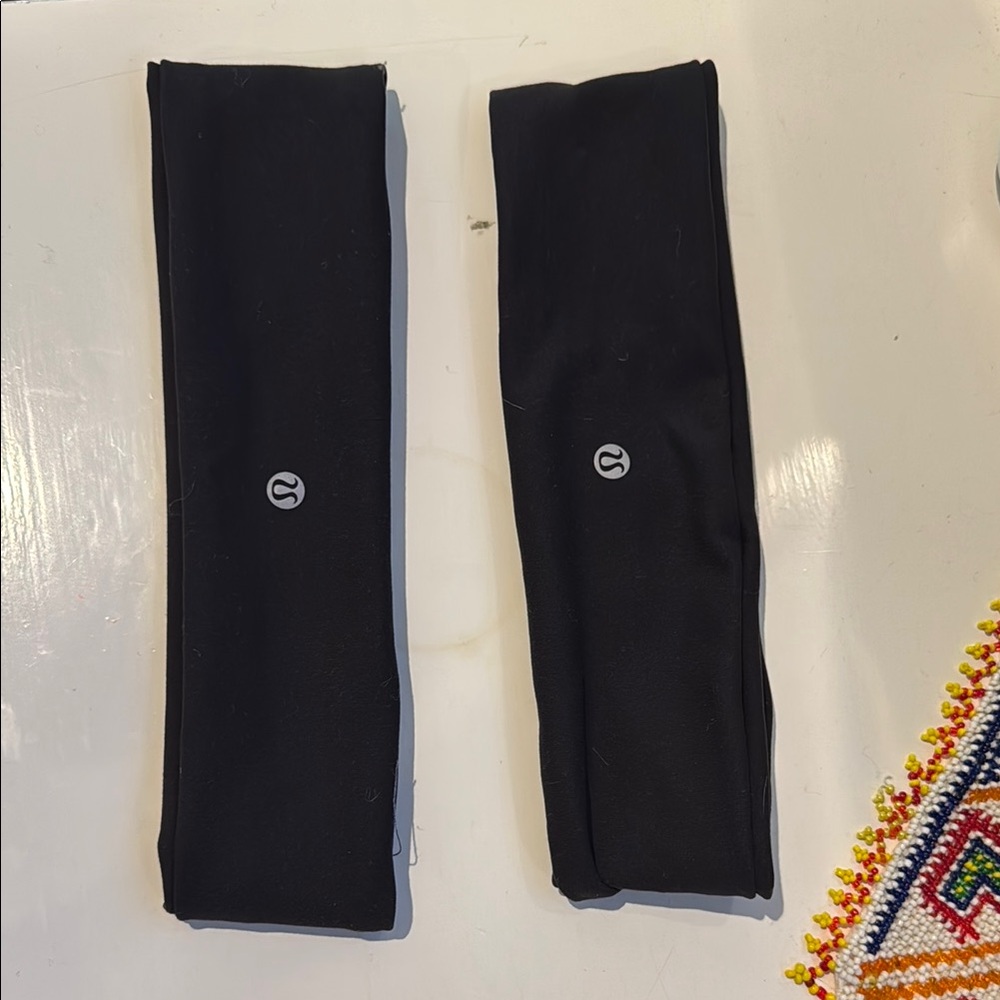Lululemon black headbands